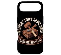 Measure Twice Carve Once Still Messed It Up Wood Case for iPhone Air
