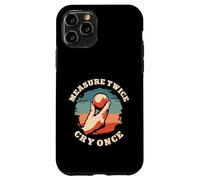 Measure Twice Cry Once Funny Petanque Boules Player Case for iPhone 11 Pro
