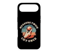Measure Twice Cry Once Funny Petanque Boules Player Case for iPhone Air