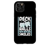 Measure Twice Deck The Halls Once Carpenter Christmas Case for iPhone 11 Pro