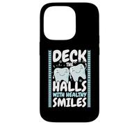 Measure Twice Deck The Halls Once Carpenter Christmas Case for iPhone 14 Pro