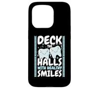 Measure Twice Deck The Halls Once Carpenter Christmas Case for iPhone 15 Pro