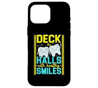 Measure Twice Deck The Halls Once Carpenter Christmas Case for iPhone 16 Pro Max