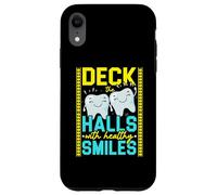 Measure Twice Deck The Halls Once Carpenter Christmas Case for iPhone XR