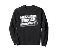 Measured Enough Bold Self Worth Statement Graphic Sweatshirt