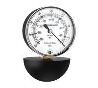 MEASUREMAN Vacuum Cleaner Suction Gauge, 0-160 Inches of Water Measures Suction in Water Lift