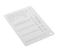 Measurement Conversion Chart Stainless Magnetic Steel Kitchen Refrigerator