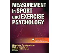 Measurement in Sport and Exercise Psychology