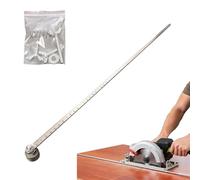 Measurement Positioning Guide,Measuring Gauge Tool with 60cm Adjustable Rail,Positioning Cutting Guide - for Construction Workshops Woodworking Carpentry Metal Home Improvement Industrial