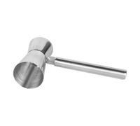 Measuring Cup - 5.2 Inches Cocktail Jigger Spirit Measure Cups | Stainless Steel Jigger Measure Cup Set for Home Barbecue Party Picnic Enthusiasts Beginners