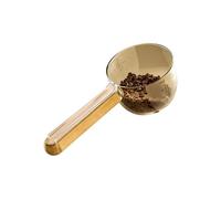 Measuring Cup for Pet Food - Scoop with Wooden Handle, Integrated Locking Clip, Feeding Device for Dogs and Cats, Ideal for Dry Food, Wet Meals, Rice, Flour, Cereals and for Food
