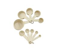 Measuring Cups and Spoons Set 10Piece, Easy to Read Stackable Nesting Kitchen Measure Tools with Soft Grip Handles, Dishwasher Safe for Cooking Baking