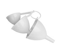 Measuring Funnel Set - White, Pack of 3