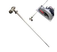 Measuring Gauge Tool - 60cm Adjustable Rail Scale Precision Positioning Ruler Cutting Alignment Accessory Straight Edge Bar | Circular Saw Guide for Reno Workshop