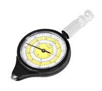 Measuring instrument featuring For compass curve meter for accurate distance calculation of curved routes and mileage on maps