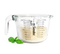 Measuring Jug 1L with Handle From Borosikatglas Dispensing Guide Container