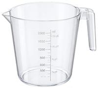 Measuring Jug 2L I Jug with Spout and Handle for Kitchen Baking & Cooking | 2L Measuring Jug with Clear ML and LTR Markings, Plastic Measuring Jug for Accurate Everyday Measuring for All-Purpose Use