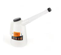 Measuring Jug with Flexi Spout & Lid for Fluid Fuel Oil Petrol Diesel 1L
