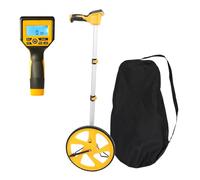 Measuring Meter Wheel High Accuracy Backlit Display Digital Measure Wheel with Carrying Bag for Indoor Outdoor Projects Aluminum Alloy ABS Material 23IN to 40IN Retractable Length