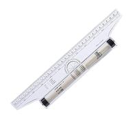 Measuring Rolling Ruler 30cm Rolling Parallel Ruler Multi-Purpose Roll Scale Draw Tool Universal Foot AnglMeasuring Tool for Architects Engineers Student Artists