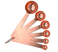 Measuring spoon 6-piece set stainless steel tablespoon teaspoon cup spoon