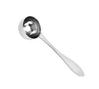 Measuring Spoon Coffee Milk Powder Scoop Long Handle Stainless Steel | Food Grade Metal, Deep Reach, round Mouth, Smooth Mirror Finish, for Tea Leaves, Brewing Preparation and Home Baking