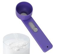 Measuring Spoon Funnel - 13.5×4.5×3.2cm Portion Scooper, Food Divider for Nutrition, Stainless Steel Funnel with Easy Grip, Culinary Tool, Mixing Aid for Travel and Fitness