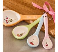 Measuring Spoon Set: 1 X Cath Kidston Painted Table Ceramic Measuring Spoons