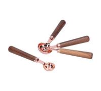 Measuring Spoons,4pcs Rose, Stainless Steel Measuring Spoon Measuring Cup Gold Measuring Cup with Scale Metal Measuring Spoons for Home Kitchen (Small Rose Gold Measuring Spoon