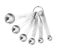 Measuring Spoons, Premium Heavy Duty 18/8 Stainless Steel Measuring Spoons Sets, Tablespoon with Metric, Set of 6 for Cake Baking Measuring Dry and Liquid Ingredients