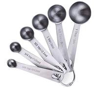 Measuring Spoons Stainless steel Small Metal Measuring Tablespoon Accurate Kitchen 1/2 Tablespoon and 1/8 Teaspoon for Dry and Liquid Ingredients, Set of 6.