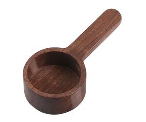 Measuring Spoons - Walnut Coffee Measuring Scoop | Wooden Measurings Tablespoon Short and Long Wood Tea Scoops for Ground Coffee Beans, Tea, Sugar and Others
