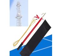 Measuring Stick,High Voltage Insulated Discharge Rod - 3m Portable Epoxy Resin Safety Tool for Electrical Discharge (220 kV) - Essential for Electrical Safety and Maintenance