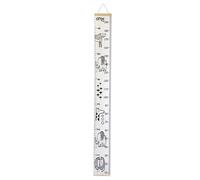 Measuring Stick Kids Growth Chart Height Measuring Chart, Hangable and Removable Wall 79" x7 9" Growth for Kids Baby Child, Canvas Height Rulers for Boys Girls (Sunny) (B, 200x20cm)