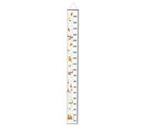 Measuring Stick Kids Growth Chart Height Measuring Chart, Hangable and Removable Wall 79" x7 9" Growth for Kids Baby Child, Canvas Height Rulers for Boys Girls (Sunny) (F, 200x20cm)