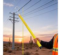 Measuring Stick,Telescoping Electric Utility Height Measuring Tool - 35.8ft Epoxy Resin Rod for Accurate Tree Height Measurement - Ideal for Professional Landscapers and Arborists