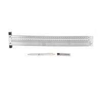 Measuring T Ruler 16 Inch, Accuracy T Tool, Stainless Steel Marking T Ruler with Propelling Pencil, Scriber T for Woodworking, Metalworking and Construction
