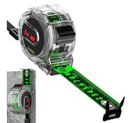 Measuring Tape 5M 16ft Fluorescent Double Side Retractable Tape Measure, Precision Self-Lock Measuring Ruler with Clear Case and Hanging Rope for Home, Industrial Use