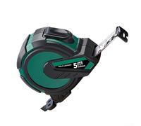 Measuring Tape Featuring Rubber Coating Over Steel Core and Precise Laser-Etched Markings for Long-Term Operational Reliability (ABS 5m*19mm)