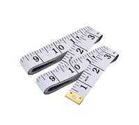 Measuring Tape for Body Measurements, Soft Flexible Tape Measure Dual Sided Ruler for Fabric Tailor Sewing, Measure Body/Chest/Waist Circumference, 150 cm/60 Inch White 2Pcs
