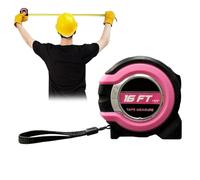 Measuring Tape | Retractable Self-Locking with Fractions,Measuring Tapes - for Art Project Construction Site Architecture Drafting Interior Design Home Renovation