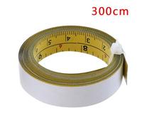Measuring Tape Ruler with Chinese English Scale for Woodwork and Craft Projects 1-5 Meter Carbon Steel Anti Rust Yellow Strip with Strong Adhesive for Metal Wood Plastic Glass