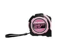 Measuring Tape, Self Locking Retractable Tool, Magnetic Hook Precision Measurement Device for Construction Work, Durable Shock Resistant Case Design with Smooth Lock Mechanism