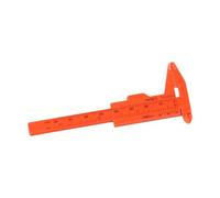 Measuring Tool 80mm Mini Plastic Vernier Caliper for Jewelry and Industrial Use (red)