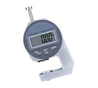 Measuring Tool for Paper Leather Digital Thickness Meter Gauge Electronic Micrometer 0-12.7mm/0.5in Thickness Indicators Professional Measurement Tool