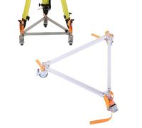 Measuring tool tripod, made of aluminum alloy, with casters, movable support, suitable for precise measurements with total station scanners