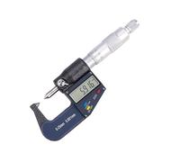 Measuring Tools 0-25mm 0.001mm Digital Double Point Outside Micrometer Electronic Carbide Tip Micrometers(Double Flat Head)