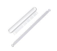 Measuring Tools 1 Cake Curved Flower Arranging Aid Fondant Edges Marker with Scale Unique Cake Decoration Tool for Edges and Easy Cleaning (White, 24. 5cm)