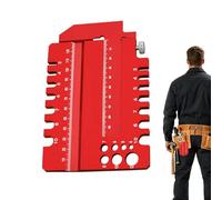 Measuring Tools For Woodworking - Aluminum | Mortise Plotter And Tenon | Precision Ruler Carpentry Plot Jig Manufacturing Furniture For Garage Workshop Home Project