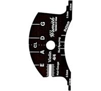 Measuring Tools Violin Bridge Tool Instrument Fingerboard Violin Fingerboard Scraper Multipurpose Tool Practical Violin Fingerboard Template Mold Plastic Musical Instrument/32(Black 1pcs)